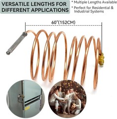 1980-060 For Robertshaw Thermocouple 60” 150cm Snap Fit Universal (51-1459) US