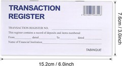 24PCS Check Registers For Personal Checkbook, Easy To Read Checkbook Register