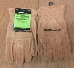 Forney Premium Cowhide Leather Fencer Work Gloves (Men’s XXL 2XL) Durable