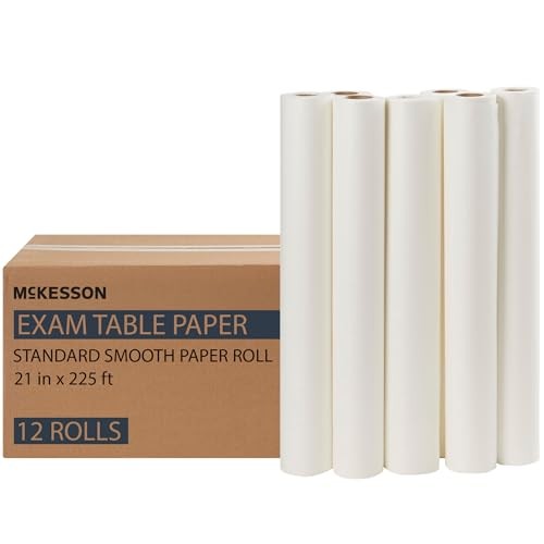 McKesson Medical Exam Table Paper Rolls 21″x225ft 12 Rolls