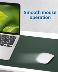 Non-Slip Desk Pad,Mouse Pad,Waterproof PU Leather 23.6″ x 13″, Dark Green