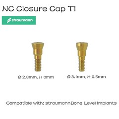 20Pcs US Dental Healing Abutment Closure Screw Fit Straumann B0ne Level NC/RC Ti