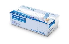 Blue Nitrile Exam Gloves 3.5mil Powder Free Latex-Free Disposable 100/Box