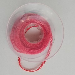 5Rcs Dental Orthodontic Elastolink Rubber Power Chain Red Long Short Continuous