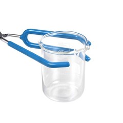 Lab Beaker Tongs 3 Prongs Stainless Steel 11.81-inch Opens up to 180mm Blue