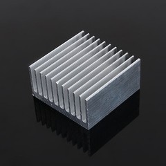 Aluminium Heatsink Heat Sink 11 Tooth 40mm*40mm*20mm White
