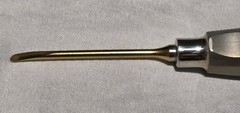 Nordent USA ELX3CT Luxation Blade 3mm Curved Ti-Coated Luxation Elevator Dental