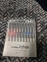 Pentel EnerGel Ink Ballpoint Pens 0.5mm Assorted Colors Pack of 10