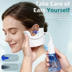 QISXROVY Ear Wax Removal Tool, Cleaning Large(50pcs accs), Transparent