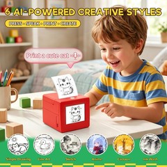 Zalmoxe Smart Ai Voice Sticker Printer Kids Toys Spark Imagination Intellectual