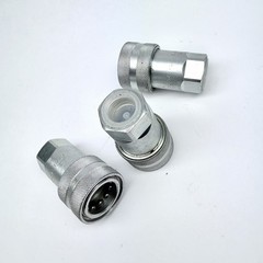 Lot of 3 Stucchi 800501004 Quick Disconnect Couplings, 1/2 NPT, F-BIR 12.NPT