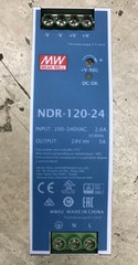 Mean Well NDR-120-24 AC/DC Industrial DIN Rail Power Supply – FREESHIPPIN – NEW
