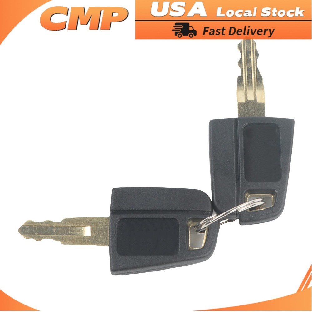 2PCS Ignition Keys 5P8500 5P-8500 Fits For Caterpillar Heavy Equipment