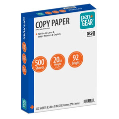Pen+Gear Copy Paper 500 Sheets White Multipurpose Printer Paper 8.5×11