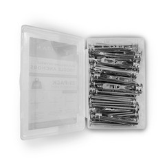 25-Pack Premium Self-Drilling Toggle Anchors with #8 x 2-1/2″ Zinc Screws
