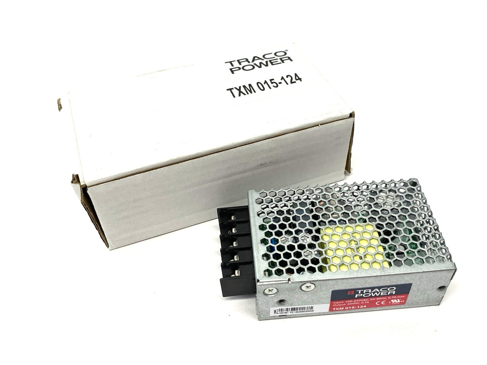 Traco Power TXN 015-124 Enclosed AC/DC Power Supply