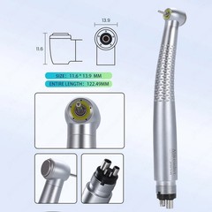 NSK Style Shadowless Ring LED E-Generator Dental High Speed Handpiece 2/4H