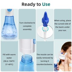 QISXROVY Ear Wax Removal Tool, Cleaning Large(50pcs accs), Transparent