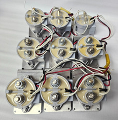 Lot of 9 TE Connectivity Kilovac EV200HAANA high-voltage DC contactors.