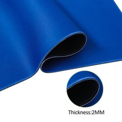 Large Mahjong Mat with Black Carrying Bag (Blue,31.5 inches), Anti Slip and N…