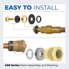 Wall Hydrant Repair Kit Faucet Repair Kit 500 400 300 Series Part Accessories Pr