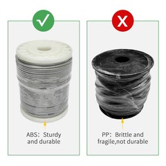 1/8″ Wire Cable Rope Kit ，Vinyl Coated 304 steel cable 200FT, 3mm