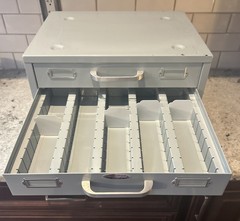 NEUMADE 5-Drawer STACKABLE Photography Metal File Cabinet 15.5” W x 13”H x 12”D