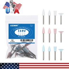 AZDENT Dental Composite Polishing Finishing Burs Silicone Polishers RA 2.35mm