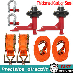 2 Pack Shipping Container Wheel 6×5.5 Lug Kit Heavy Duty Shipping Container Axle