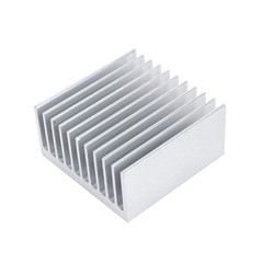 Aluminium Heatsink Heat Sink 11 Tooth 40mm*40mm*20mm White