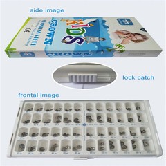 48 Dental Kids Primary Molar Crowns Stainless Steel Pediatric crown 48 Sizes USA