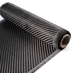 20*150CM Real Carbon Fiber Fabric Cloth Roll 3k 200gsm 2×2 Twill Weave Black