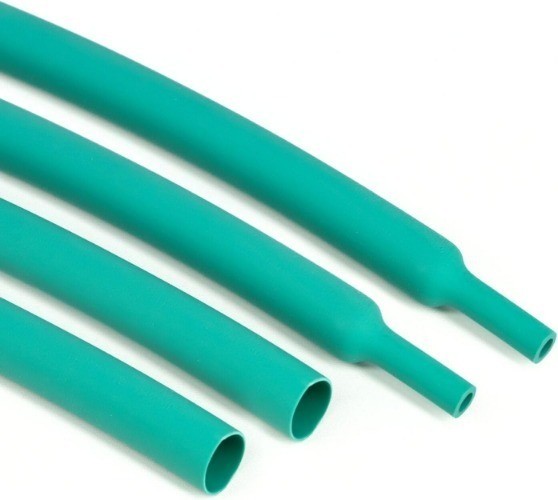 3/8 Inch Dual Wall Adhesive Lined Heat Shrink Tubing TubeGreen9.5mm(3/8″)-16.4ft