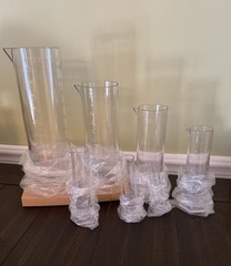 7 Science Measuring Test Tube 10,25,50,100,250,500,1000 ml Plastic Cylinder