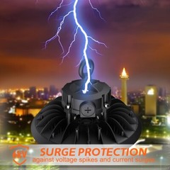200W-300W UFO LED Light High Bay 5000K Warehouse Industrial Lighting AC 100-277V