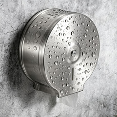 Commercial Jumbo Toilet Paper Dispenser, Brushed Stainless Steel Large Roll Bath