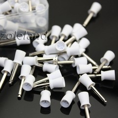 500 PCS Dental Latch Polisher Type Polishing Prophy Cup Tooth Bowl White Brushes