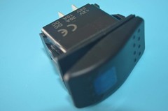 2-Pack of 12v 20 Amp Waterproof LED On/Off Boat Marine SPST 3P Rocker Switch …