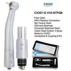 COXO Dental Fiber Optic Handpiece High Speed Turbine For Kavo NSK Sirona Coupler