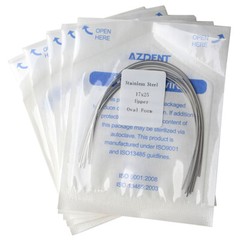 10X AZDENT Dental Stainless Steel Rectangular Arch Wires Nature Form / Oval Form