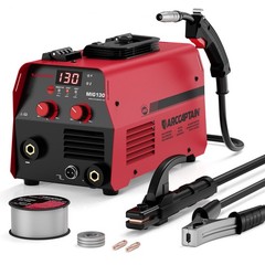 ARCCAPTAIN MIG Welder 130A 3 in 1 Flux Core MIG/Lift TIG/Stick for Beginners New