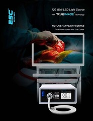 Endoscopy Cold LED Light Source Medical 120W with Storz Type Fiber Optic Cable