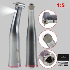 Dental 1:5 Fiber Optic Contra Angle Increase Internal Four Spray LED Handpiece
