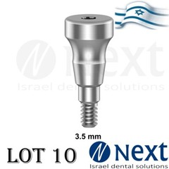 Lotx10 Healing cap D4.5 abutment Neo GM Dent Grand Morse Straumann Fit 3.5 mm