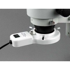AmScope 7X-45X Trinocular Stereo Fluorescent Boom Microscope+4K 8MP HDMI Camera