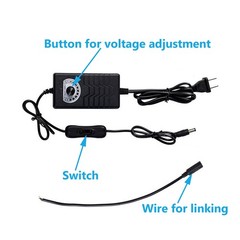 Reciprocating Linear Actuator Motor 24V 5.9inch 120RPM Controller DIY US Plug