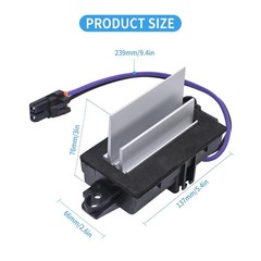 AC Blower Motor Resistor Control Module,Replace 15-80567 89018778 52495874 4P151