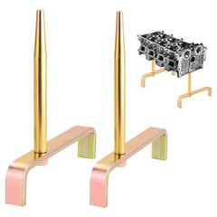 Cylinder Head Stand Holder Engine Bracket Tool W/ Tapered Mandrels Storage 2PC