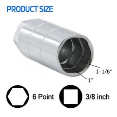 Oil Pressure Switch Socket 3/8″ Drive or 1 1/8″hex Fits 1″and 1 1/16″Switches Up