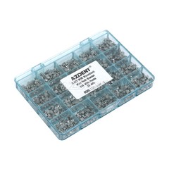 50 Sets Dental Ortho MIM Monoblock Brackets Mini MBT/Roth.022 Hooks 345 AZDENT